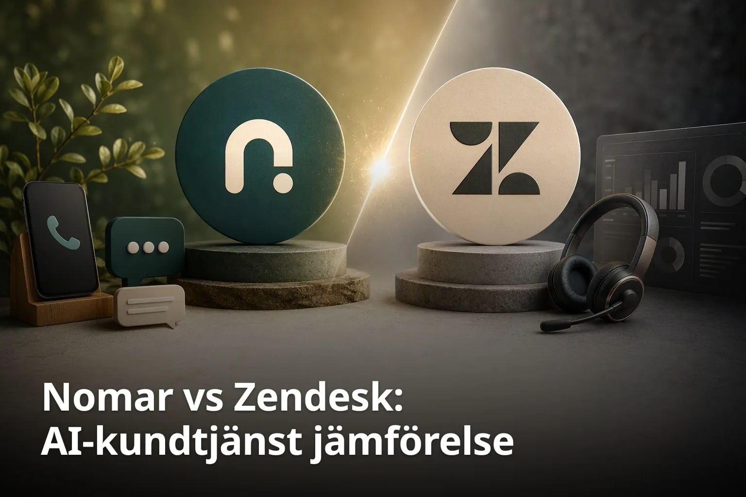 Nomar vs Zendesk: AI-kundtjänst jämförelse