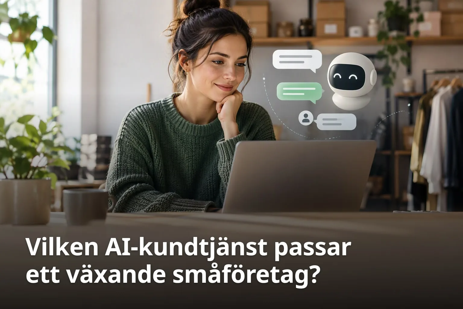 Vilken AI-kundtjänst passar ett växande småföretag?